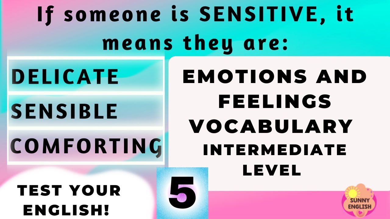 ENGLISH VOCABULARY QUIZ | EMOTIONS AND FEELINGS | INTERMEDIATE LEVEL