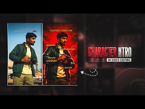 CHARACTER INTRO - Trending Ai Video Editing | How To Edit Trending Bgmi Intro Reels 🔥