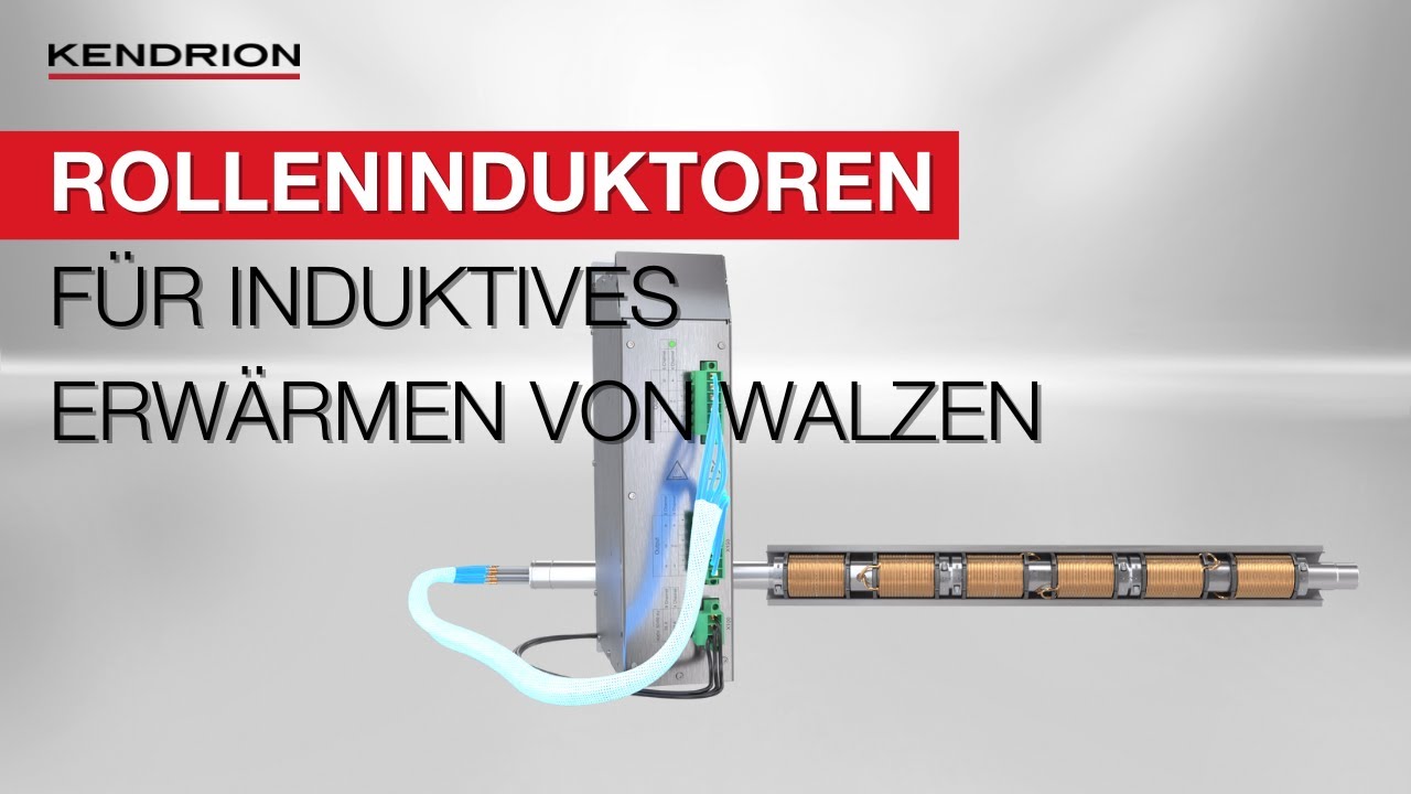 Rolleninduktoren für induktives Beheizen von Walzen