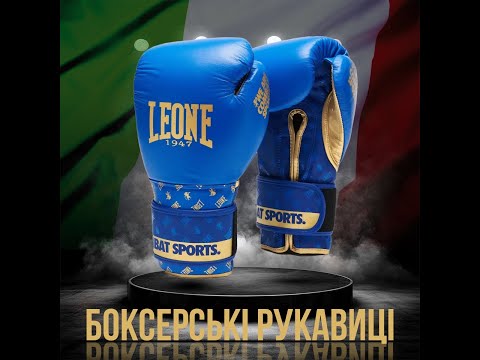 Боксерские перчатки Leone GN220 DNA Blue 12 ун. (GN220_Blue_12oz)