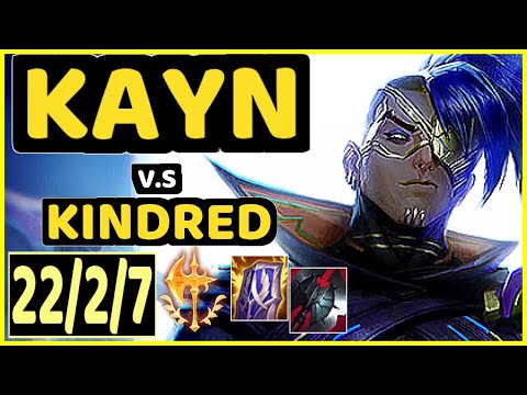 KAYN vs KINDRED - 22/2/7 KDA JUNGLE GAMEPLAY - EUW Ranked DIAMOND