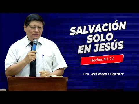 La Salvación solo en Jesús