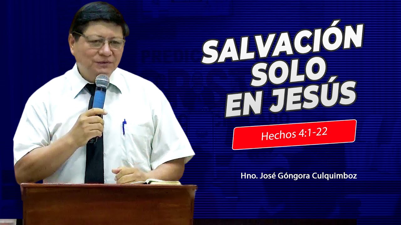 La Salvación solo en Jesús