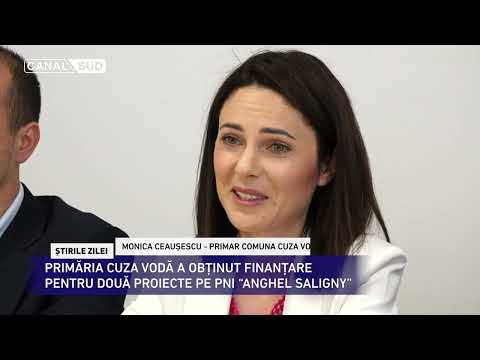 CANAL SUD / PRIMĂRIA CUZA VODĂ A OBȚINUT FINANȚARE PENTRU DOUĂ PROIECTE PE PNI “ANGHEL SALIGNY”