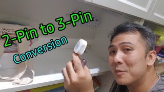 Changing a 2-pin to a 3-pin Plug (Save $30)