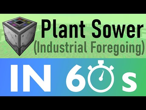AUTO Crop Farm: Plant Sower | Sixty Second Spotlight