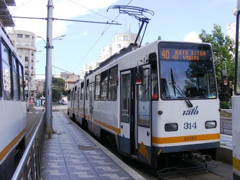 Cab view Linia 40 : Piața Sf. Vineri - Complex RATB Titan