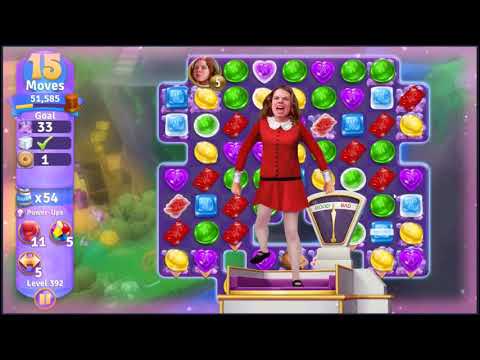 Wonka's World of Candy Level 392 - NO BOOSTERS + FULL STORY 🍫 | SKILLGAMING ✔️