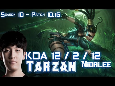 Tarzan NIDALEE vs KINDRED Jungle - Patch 10.16 KR Ranked