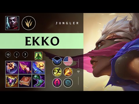 Ekko Jungle vs Gragas - NA Diamond Patch 26.01