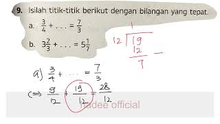 Download lagu Isilah titik-titik berikut dengan bilangan yang tepat,3/4 …=7/3,3/2/3 …=5 1/7 mp3 Download lagu Isilah titik-titik berikut dengan bilangan yang tepat,3/4 …=7/3,3/2/3 …=5 1/7 mp3