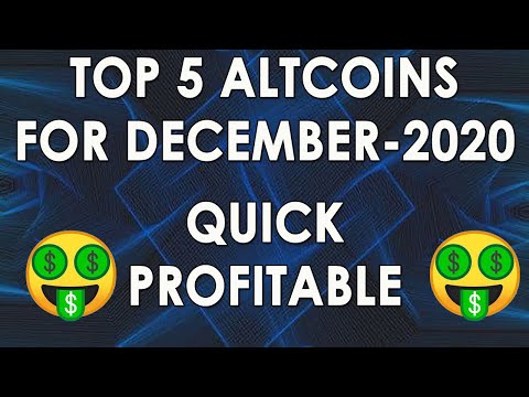 TOP 5 ALTCOINS FOR DECEMBER 2020 || 5 BEST ALTCOINS IN DECEMBER 2020 Video
