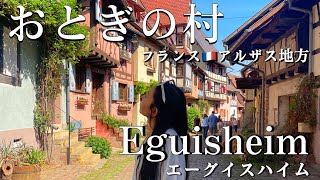 【フランス旅行】非現実おとぎの村にお邪魔してきました💝 #france #Eguisheim #franceeguisheim #エーグイスハイム #フランスアルザス地方 #フランス旅行