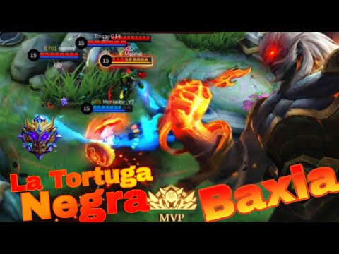 Partida realmente difícil (baxia la tortuga negra) || Anécdota de un main tank Mobile Legends 2023