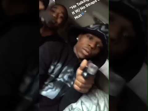 Bornthurl Leeskie and Tay Huncho in traffic