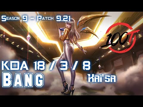 100 Bang KAI'SA vs EZREAL ADC - Patch 9.21 KR Ranked