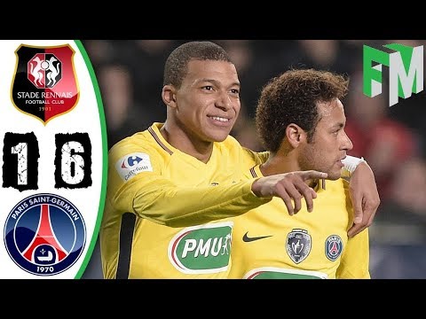 Rennes vs PSG 1 6   Highlights & Goals   07 January 2018