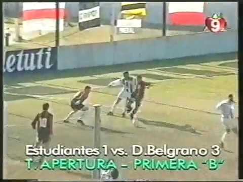 Estudiantes de Buenos Aires 1 - Defensores de Belgrano 3 (Primera B Apertura 1995)