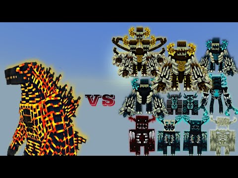 EPIC Minecraft Bedrock Battle: Godzilla vs Warden! 🔥