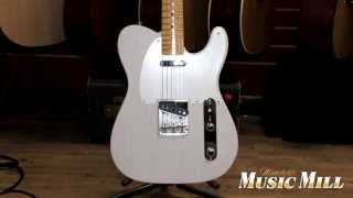 Video thumbnail for Manchester Music Mill - Fender Classic Series '50s Telecaster Lacquer White Blonde by Manchester Music Mill