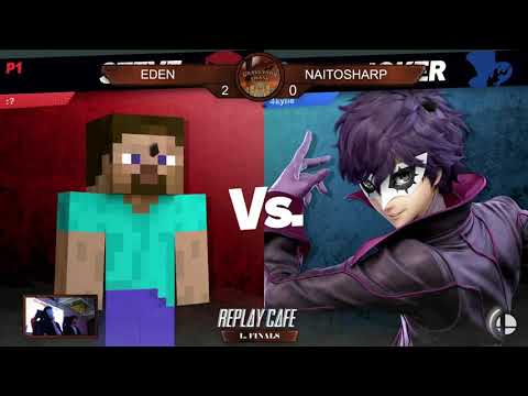 Graveyard Smash: naitosharp (Zero Suit Samus/Wolf) vs Eden (Steve) - Losers Finals