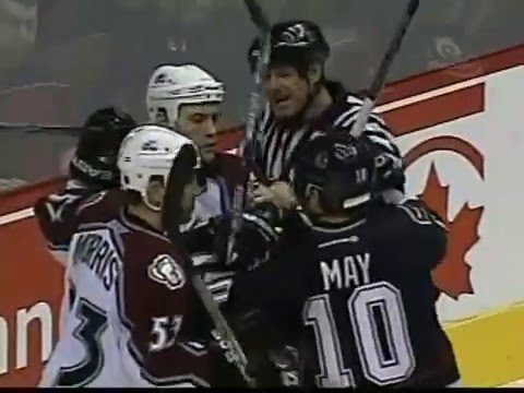 NHL  Mar.8/2004 Colorado Avalanche - Vancouver Canucks