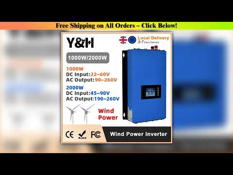 Y H 1000w — First Look (2025): Y&H 1000w 2000w MPPT Wind Power Grid Tie Inverter For 3