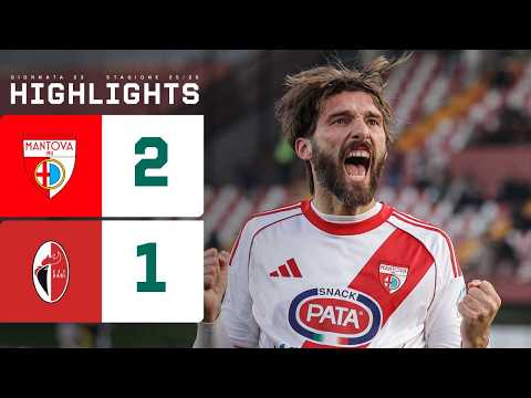 Mantova-Bari 2-1 |MANCUSO gonfia la rete in una sfida delicatissima | HIGHLIGHTS Serie BKT