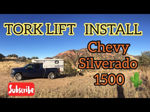 Tork Lift Camper Tie Down Installation, Chevy Silverado 1500 #torklift #tramper truckcamper
