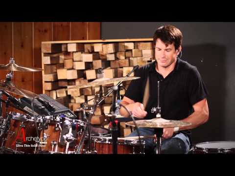 Johnny Rabb Drum Solo #1 on Hendrix Drums Archetype Stave Walnut Acoustic Drum Kit Set