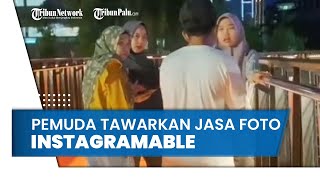 Viral Video Pemuda Tawarkan Jasa Foto di JPO Phinisi Jakarta yang Instagramable, Bayar Seikhlasnya