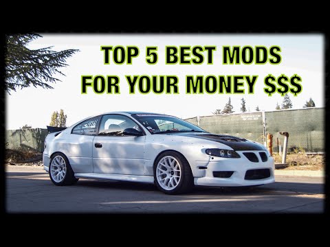 TOP 5 BEST MODS FOR 2004-2006 PONTIAC GTO
