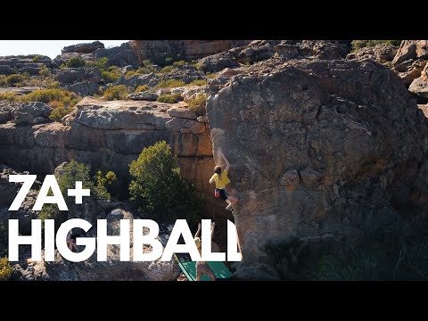 Scary falls and razor holds! Classic Rocklands HIGHBALL