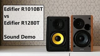 Edifier R1010BT vs Edifier R1280T  ||  Sound Demo