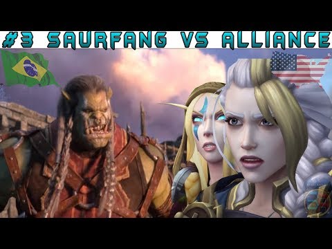 #3 Saurfang Vs Anduin, Jaina, Alleria and Greymane [WoW Battle for Azeroth]