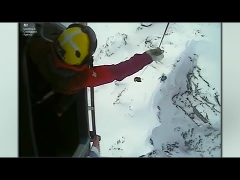Coastguard rescues skier in Scotland