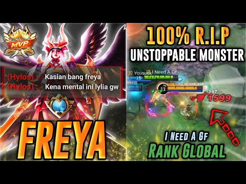 R.I.P MANIAC‼️Build Freya Tersakit 2022 Mobile Legends - Top Global Freya By I Need A Gf - MLBB