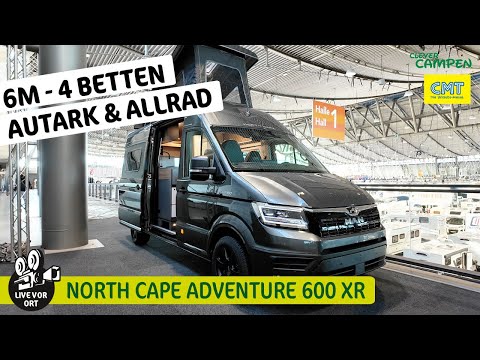 North Cape Adventure 600 XR: 6m Allrad-Van mit Travel Assist | CMT 2026
