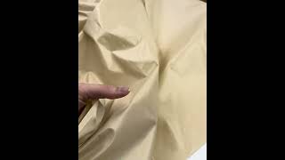 30094 Ткань плащовая MONCLER цвет Isabelle, плотность 50 гр/м2, ширина 150 см на YouTube
