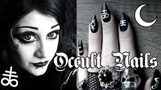 Matte Occult Nails! | Black Friday