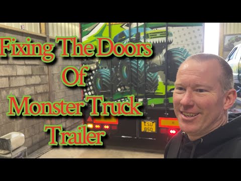 Fixing the rear doors of my monster truck trailer