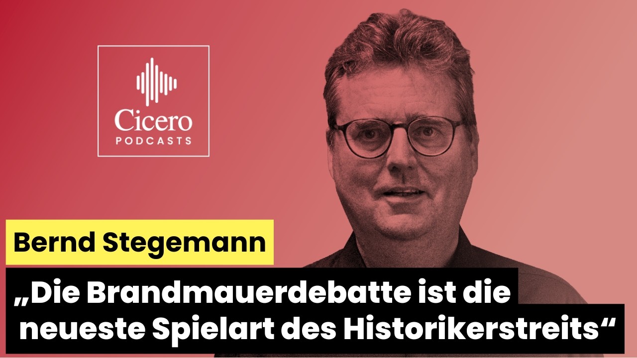 „Die Brandmauerdebatte ist die neueste Spielart des Historikerstreits“ - Bernd Stegemann
