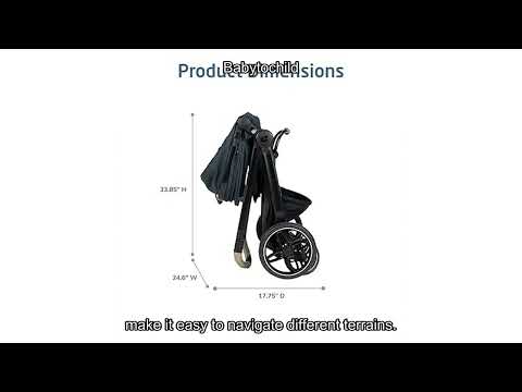 Maxi-COSI Zelia Pro 5-in-1 Travel System with Mico Pro Infant Car Seat, Baby Stroller Combo, Reversible Seat, Large Wheels, Adjustable Handle, Newborn to Toddler, Lightweight, Classic Oat video review thumbnail