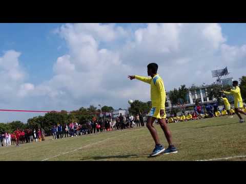 Telengana Fistball Boys Performance in the 7th Fistball Championship in Ganur, Haryana, 2017