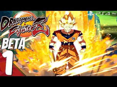 Dragon Ball FighterZ - Gameplay Walkthrough Part 1 - Closed BETA [1080P 60FPS] PS4 Pro