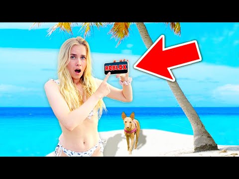 I Played ROBLOX On An ISLAND!