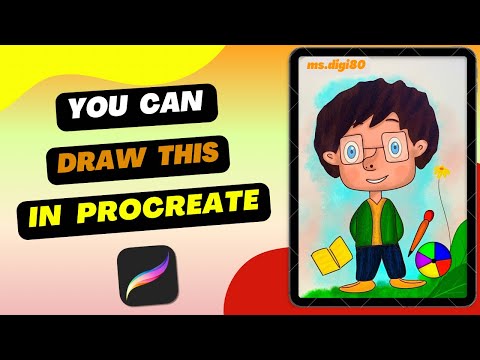 Creating Characters for Your Storybook😍 | Drawing a CHARACTER in Procreate: A Beginner's Guide