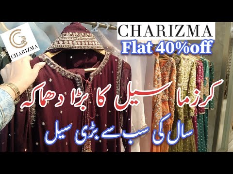 Charizma flat 40% off sale | charizma sale | charizma new formal wear