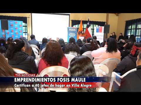 FOSIS CERTIFICACIÓN BANQUETERÍA VILLA ALEGRE