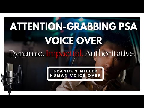 Friendly & Impactful PSA Voice Over | Upbeat to Serious Public Safety Narration